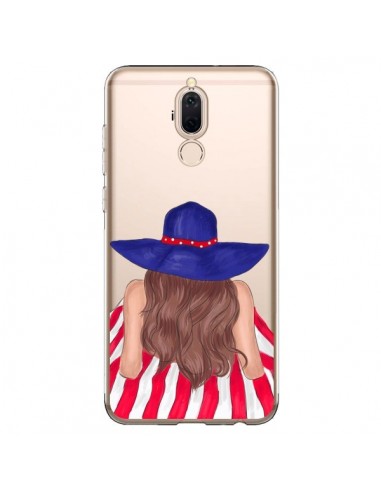 Coque Huawei Mate 10 Lite Beah Girl Fille Plage Transparente - kateillustrate