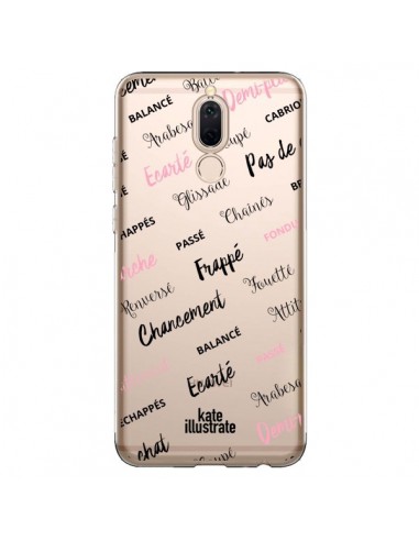 Coque Huawei Mate 10 Lite Ballerina Ballerine Mots Transparente - kateillustrate