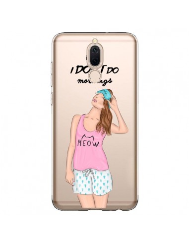 Coque Huawei Mate 10 Lite I Don't Do Mornings Matin Transparente - kateillustrate