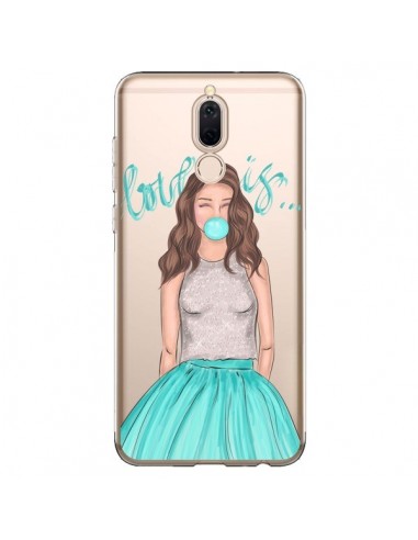 Coque Huawei Mate 10 Lite Bubble Girls Tiffany Bleu Transparente - kateillustrate