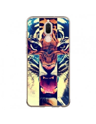 Coque Huawei Mate 10 Lite Tigre Swag Croix Roar Tiger - Laetitia