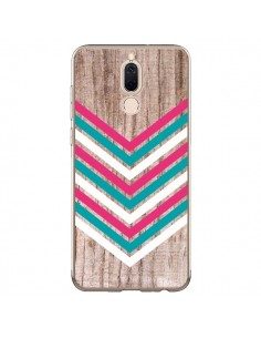 Coque Huawei Mate 10 Lite Tribal Aztèque Bois Wood Flèche...