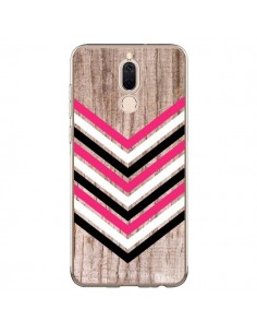 Coque Huawei Mate 10 Lite Tribal Aztèque Bois Wood Flèche...
