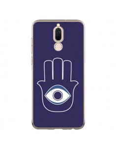 Coque Huawei Mate 10 Lite Main de Fatma Oeil Bleu - Laetitia