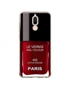 Coque Huawei Mate 10 Lite Vernis Paris Lotus Rouge -...