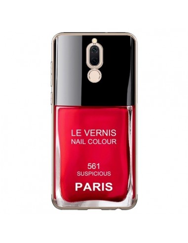Coque Huawei Mate 10 Lite Vernis Paris Suspicious Rouge - Laetitia