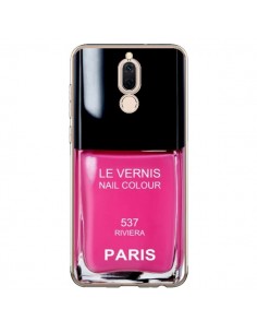 Coque Huawei Mate 10 Lite Vernis Paris Riviera Rose -...