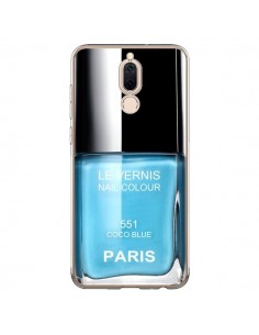 Coque Huawei Mate 10 Lite Vernis Paris Coco Blue Bleu -...