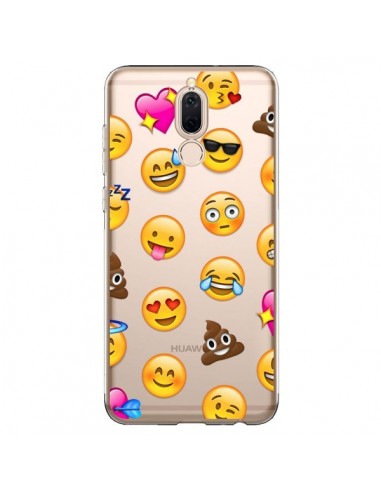 Coque Huawei Mate 10 Lite Emoticone Emoji Transparente - Laetitia