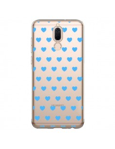 Coque Huawei Mate 10 Lite Coeur Heart Love Amour Bleu...