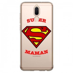 Coque Huawei Mate 10 Lite Super Maman Transparente -...