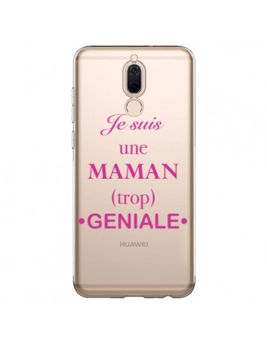 Coque Huawei Mate 10 Lite Je suis une maman trop géniale Transparente - Laetitia