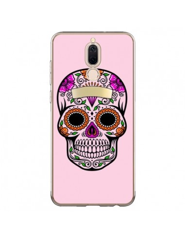 Coque Huawei Mate 10 Lite Tête de Mort Mexicaine Rose Multicolore - Laetitia