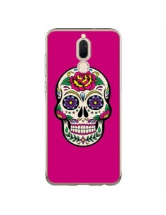 Coque Huawei Mate 10 Lite Tête de Mort Mexicaine Rose...