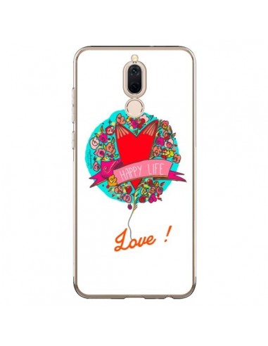 Coque Huawei Mate 10 Lite Love Happy Life - Leellouebrigitte