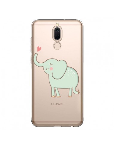 Coque Huawei Mate 10 Lite Elephant Elefant Animal Coeur Love  Transparente - Petit Griffin