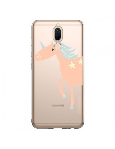 Coque Huawei Mate 10 Lite Licorne Unicorn Rose Transparente - Petit Griffin