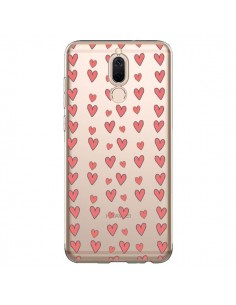 Coque Huawei Mate 10 Lite Coeurs Heart Love Amour Rouge...