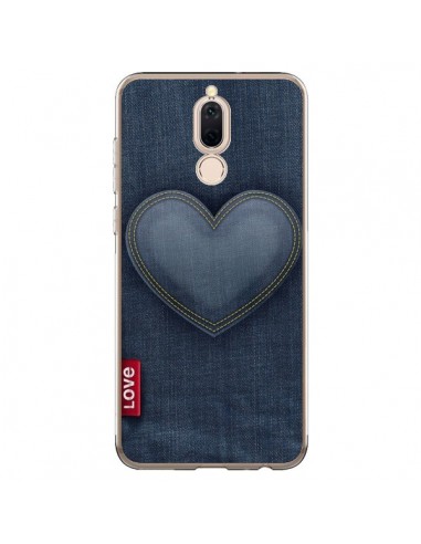 Coque Huawei Mate 10 Lite Love Coeur en Jean - Lassana