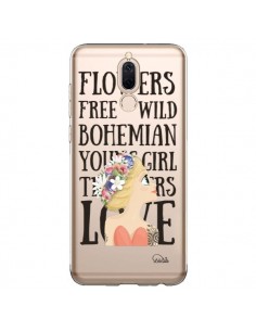 Coque Huawei Mate 10 Lite Flowers Love Transparente -...