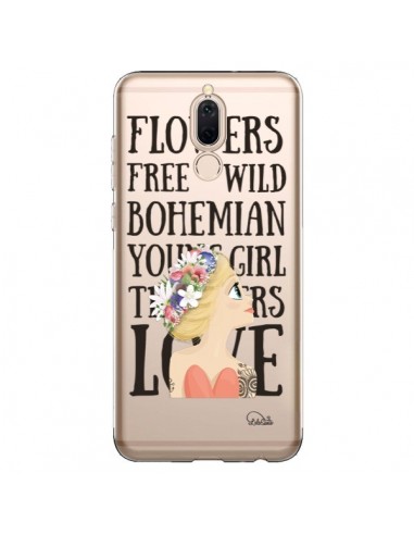 Coque Huawei Mate 10 Lite Flowers Love Transparente - Lolo Santo