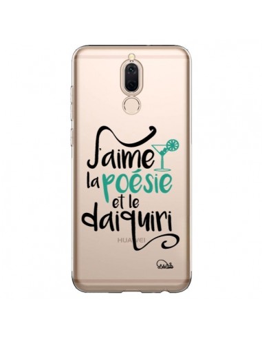 Coque Huawei Mate 10 Lite J'aime la poésie et le daiquiri Transparente - Lolo Santo