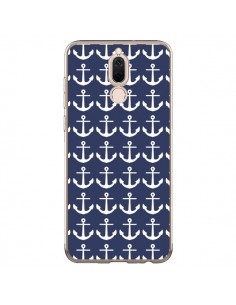 Coque Huawei Mate 10 Lite Ancre Marin Bleu Anchors Navy -...