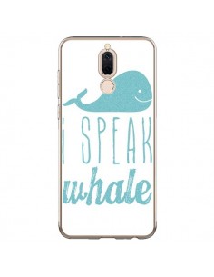 Coque Huawei Mate 10 Lite I Speak Whale Baleine Bleu -...