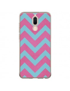 Coque Huawei Mate 10 Lite Strawberry Chevron Rose Bleu -...