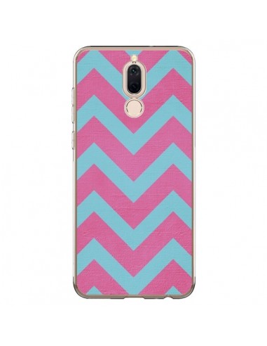 Coque Huawei Mate 10 Lite Strawberry Chevron Rose Bleu - Mary Nesrala