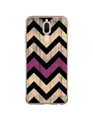 Coque Huawei Mate 10 Lite Chevron Vintage Bois Wood - Mary Nesrala