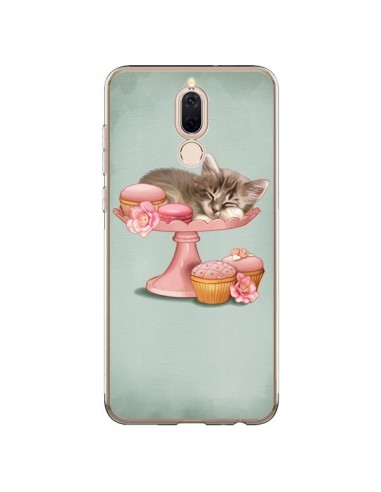 Coque Huawei Mate 10 Lite Chaton Chat Kitten Cookies Cupcake - Maryline Cazenave