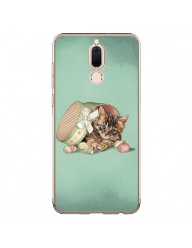 Coque Huawei Mate 10 Lite Chaton Chat Kitten Boite Bonbon Candy - Maryline Cazenave