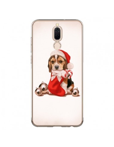 Coque Huawei Mate 10 Lite Chien Dog Pere Noel Christmas - Maryline Cazenave