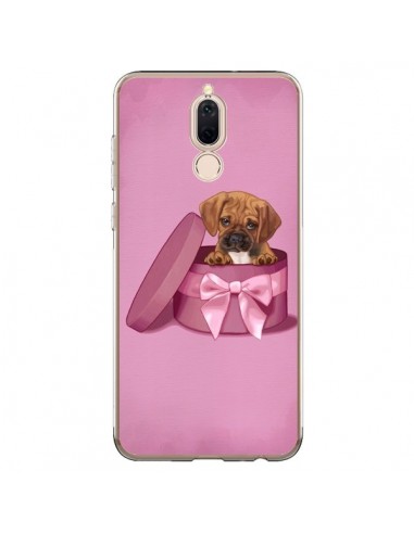 Coque Huawei Mate 10 Lite Chien Dog Boite Noeud Triste - Maryline Cazenave