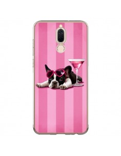 Coque Huawei Mate 10 Lite Chien Dog Cocktail Lunettes...
