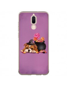 Coque Huawei Mate 10 Lite Chien Dog Halloween Sorciere...