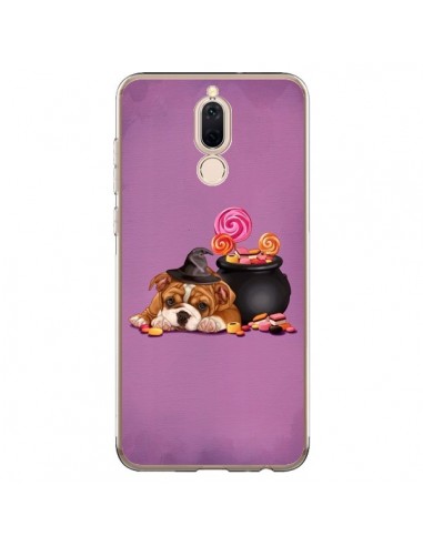 Coque Huawei Mate 10 Lite Chien Dog Halloween Sorciere Chaudron Bonbon - Maryline Cazenave