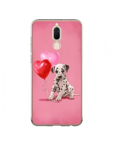 Coque Huawei Mate 10 Lite Chien Dog Dalmatien Ballon Coeur - Maryline Cazenave