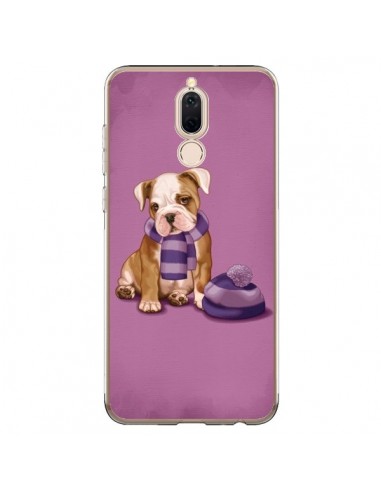 Coque Huawei Mate 10 Lite Chien Dog Echarpe Bonnet Froid Hiver - Maryline Cazenave