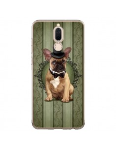Coque Huawei Mate 10 Lite Chien Dog Bulldog Noeud...