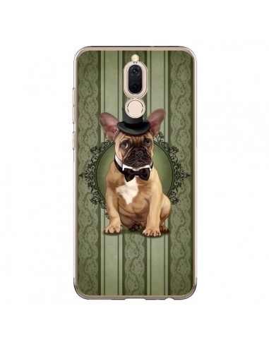 Coque Huawei Mate 10 Lite Chien Dog Bulldog Noeud Papillon Chapeau - Maryline Cazenave