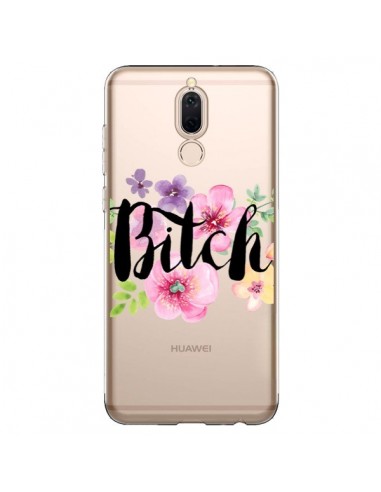 Coque Huawei Mate 10 Lite Bitch Flower Fleur Transparente - Maryline Cazenave