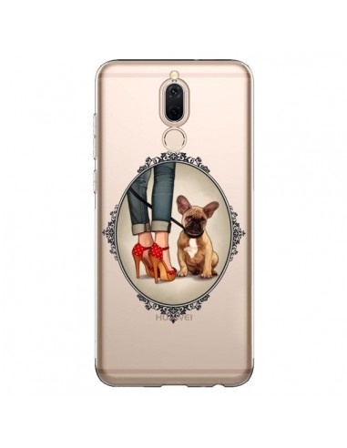 Coque Huawei Mate 10 Lite Lady Jambes Chien Bulldog Dog Transparente - Maryline Cazenave