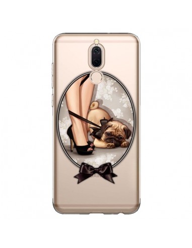 Coque Huawei Mate 10 Lite Lady Jambes Chien Bulldog Dog Noeud Papillon Transparente - Maryline Cazenave