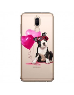 Coque Huawei Mate 10 Lite Chien Dog Ballon Lunettes Coeur...