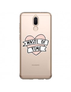 Coque Huawei Mate 10 Lite Waste Of Time Transparente -...