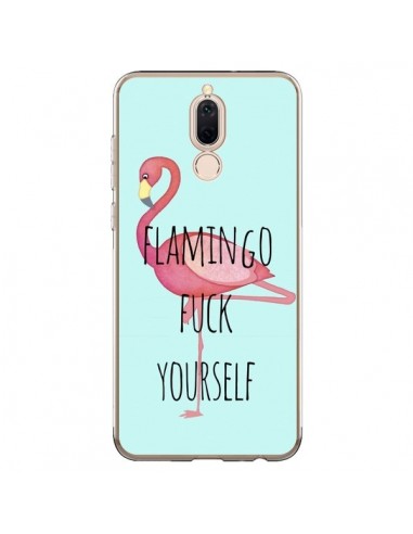 Coque Huawei Mate 10 Lite Flamingo Fuck Yourself - Maryline Cazenave