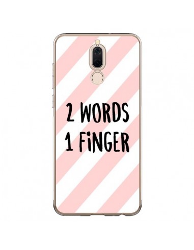 Coque Huawei Mate 10 Lite 2 Words 1 Finger - Maryline Cazenave