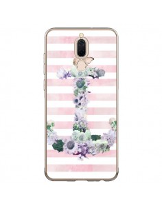 Coque Huawei Mate 10 Lite Ancre Rose Fleurs Navire -...